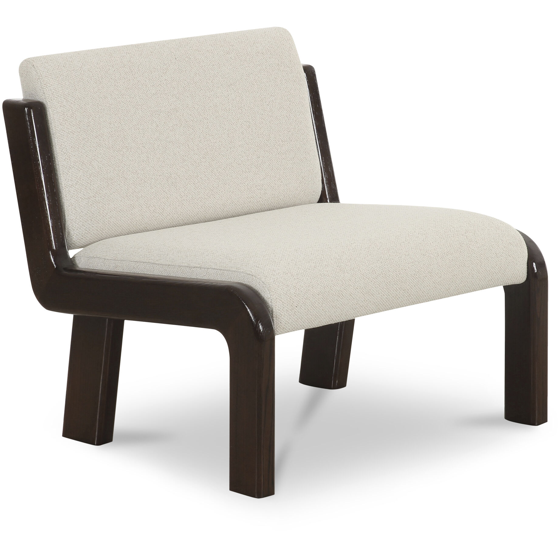 Edie White Accent Chair